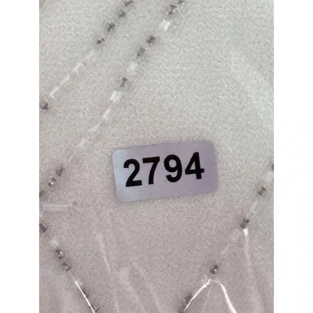 R&M Richards Petite Sleeveless Beaded Formal Dress Ivory Size‎ 8P - READ